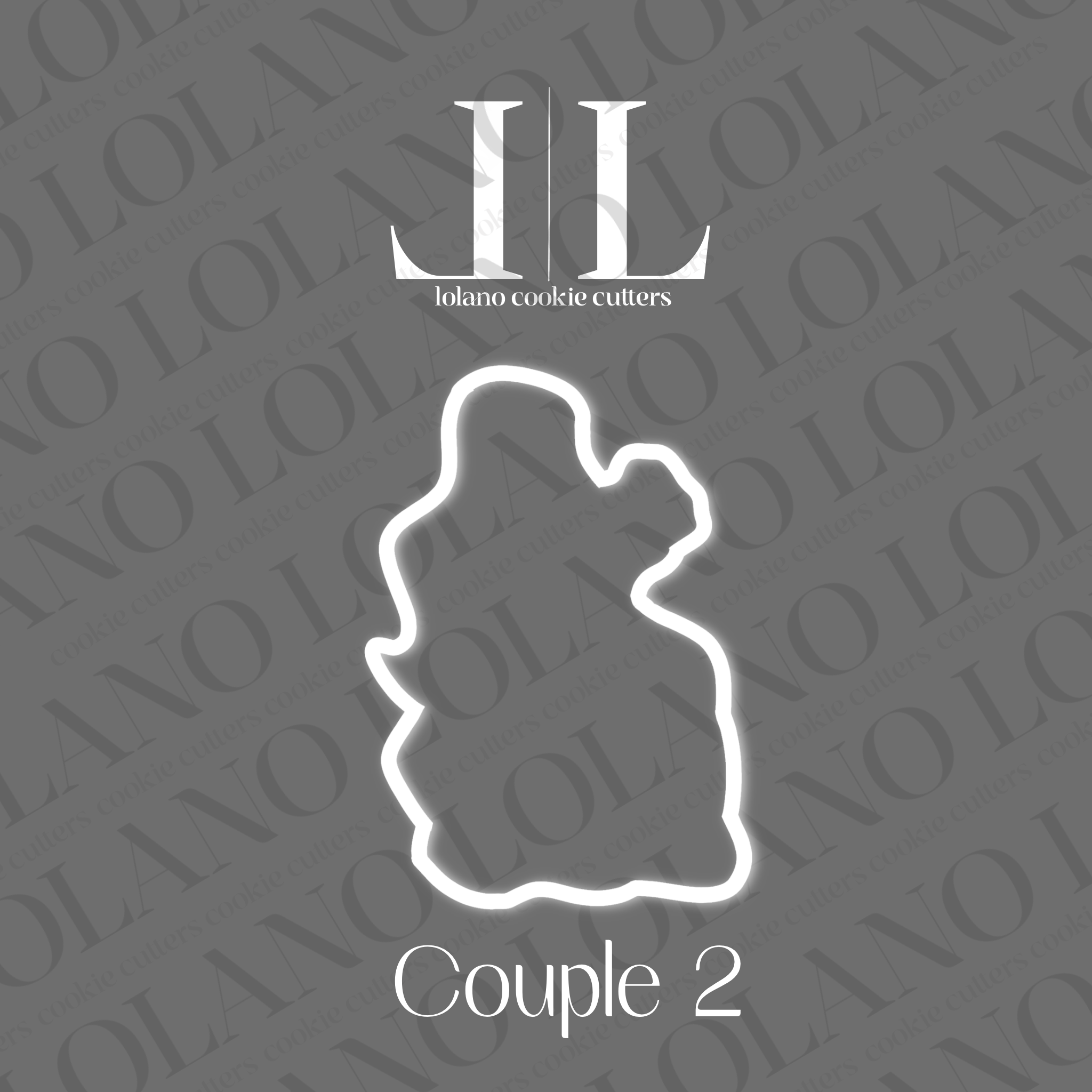 Valentine's Day Couple Cookie Cutters STL FILES