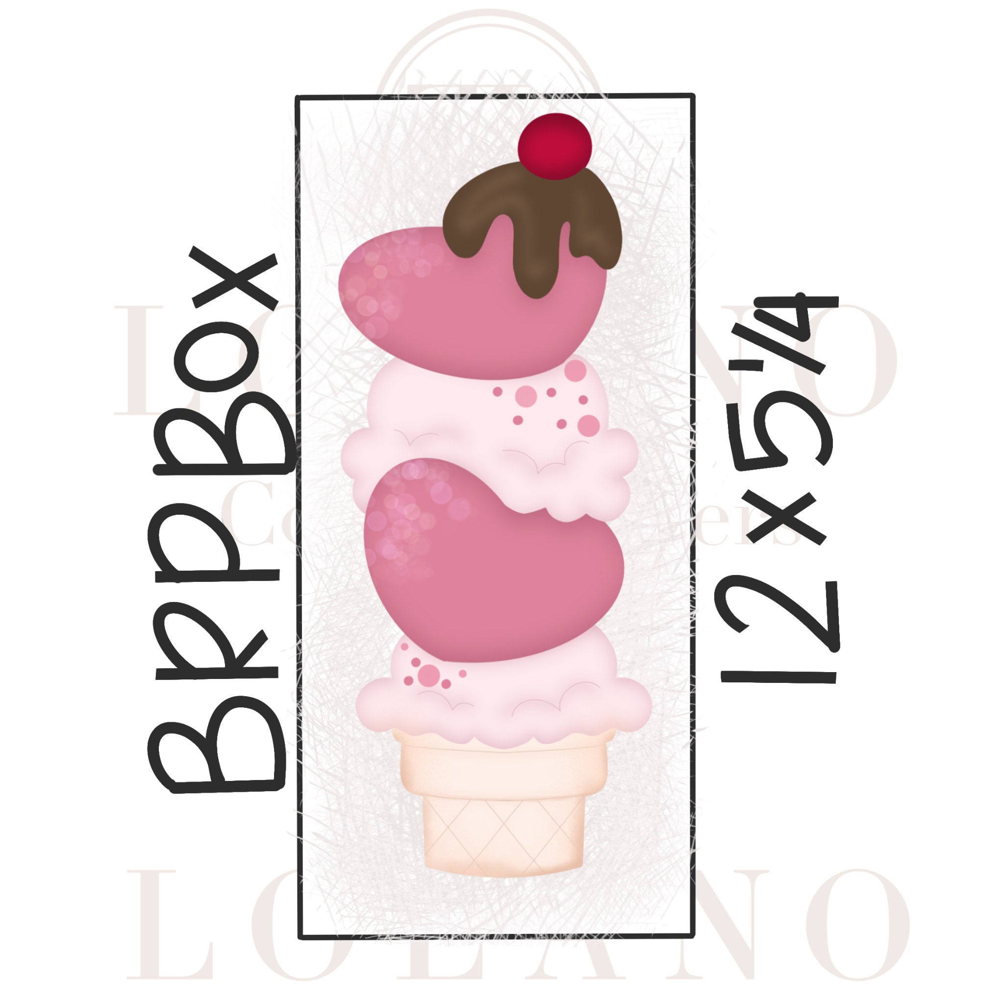 BYO Valentine’s Day Ice Cream Hearts Cookie Cutter