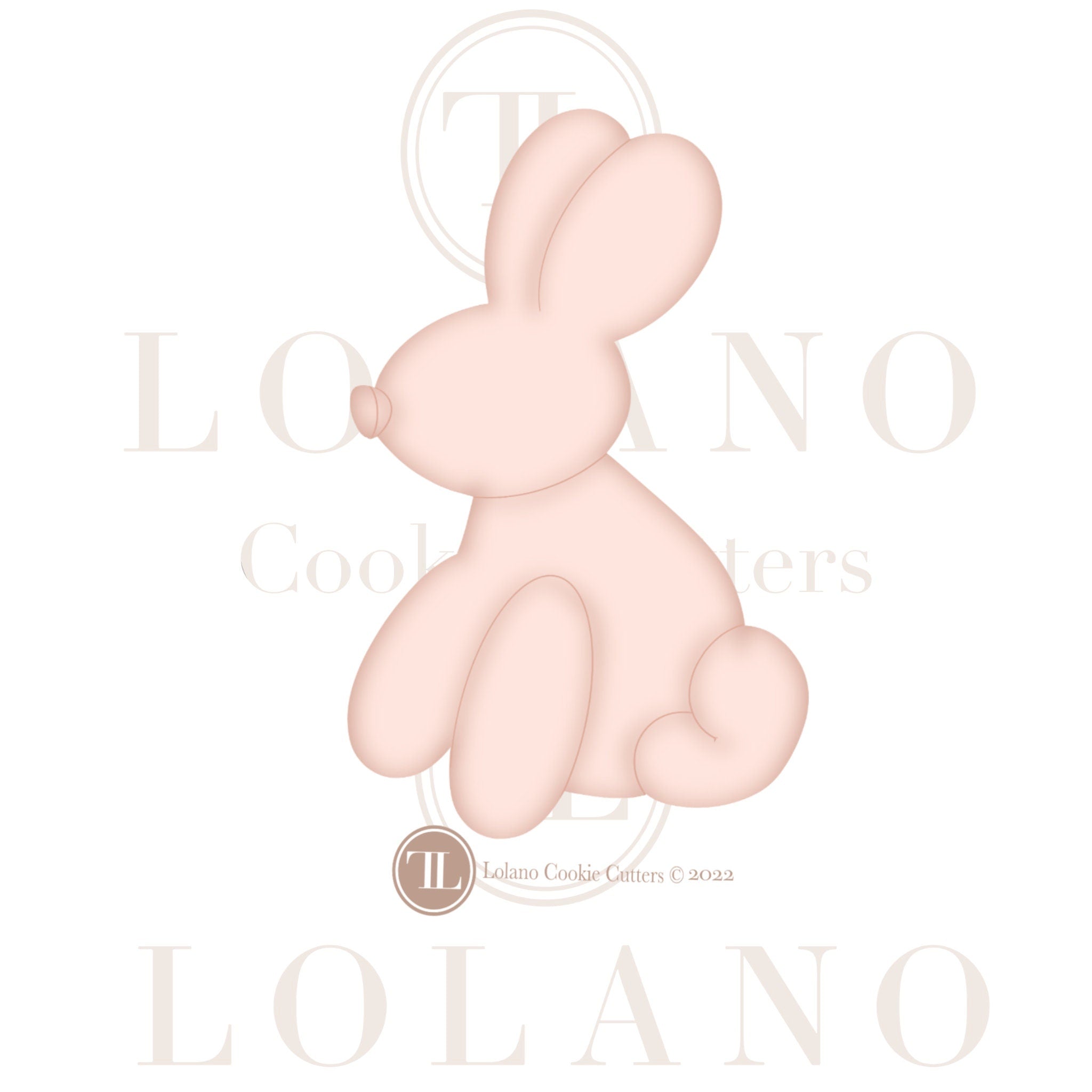 Bunny Balloon Cookie Cutter