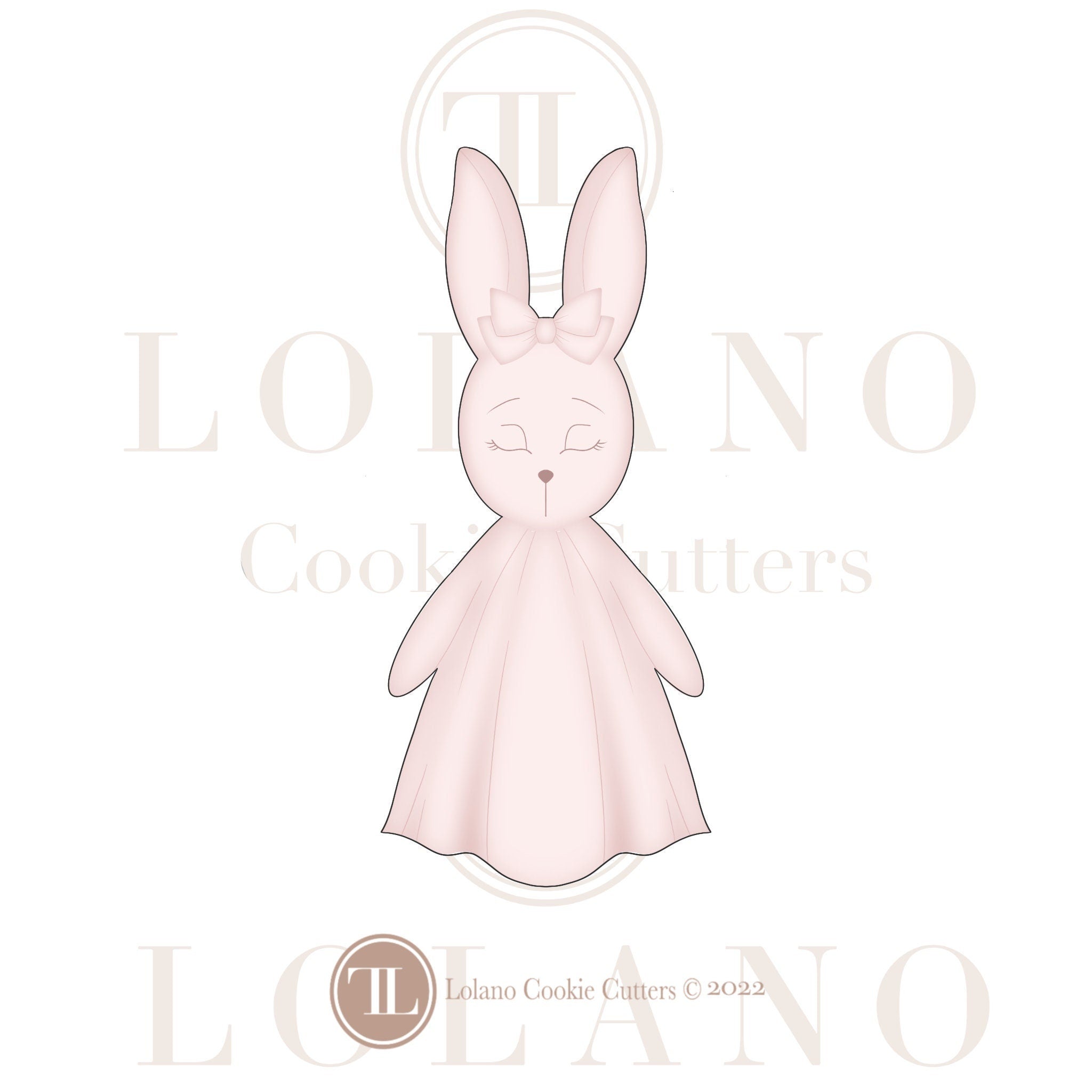 Bunny Blanket Cookie Cutter