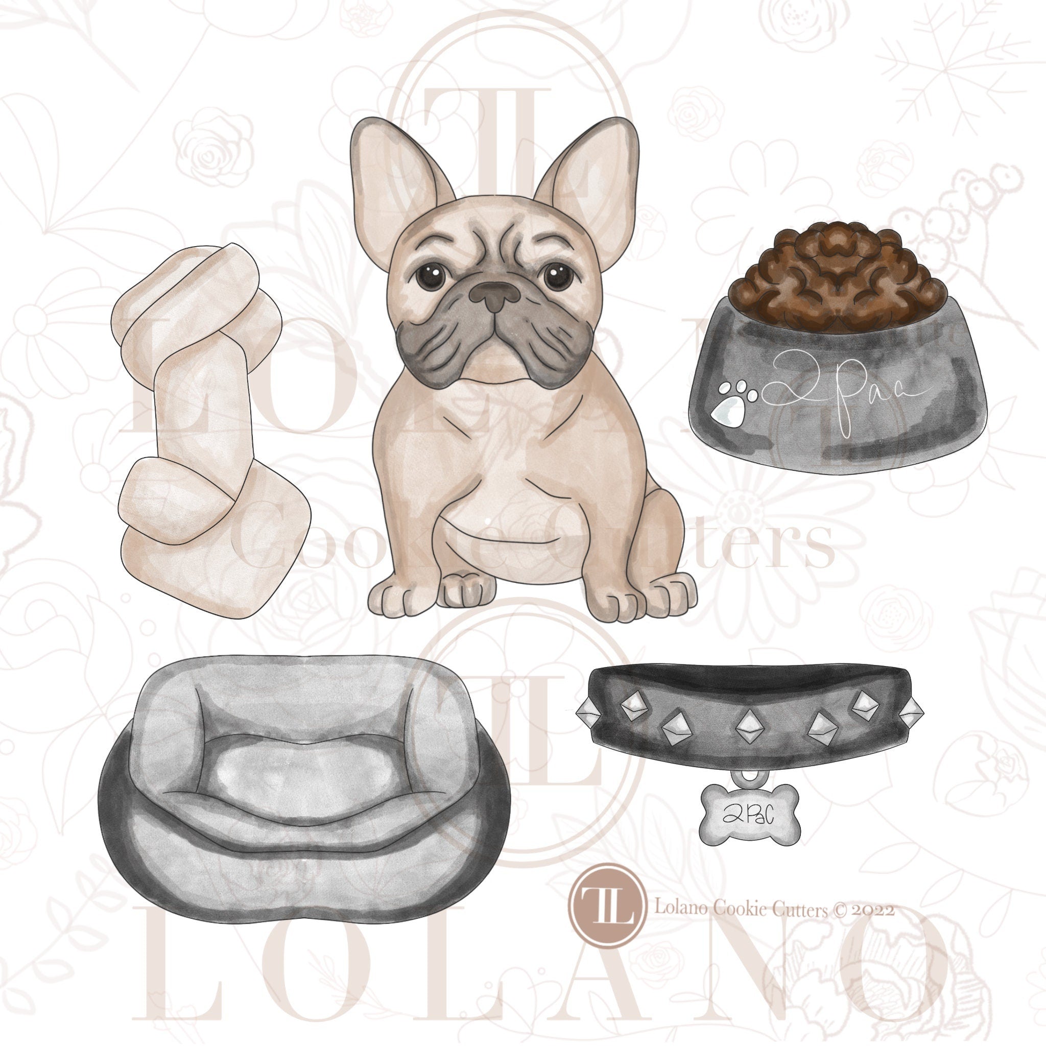 Dog Themed Cookie Cutters (Collection 01)