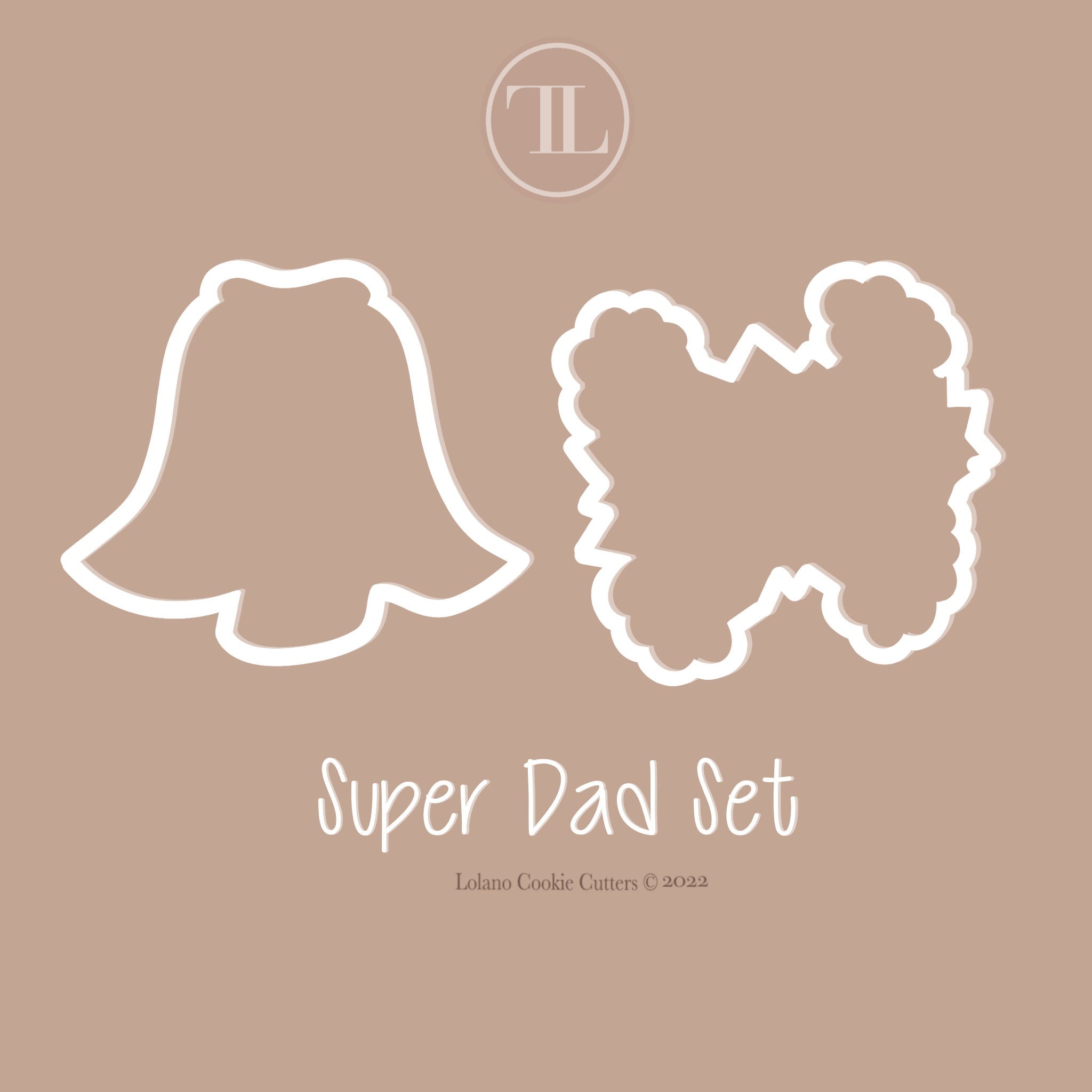 Father's Day "Super Dad" Cookie Cutter