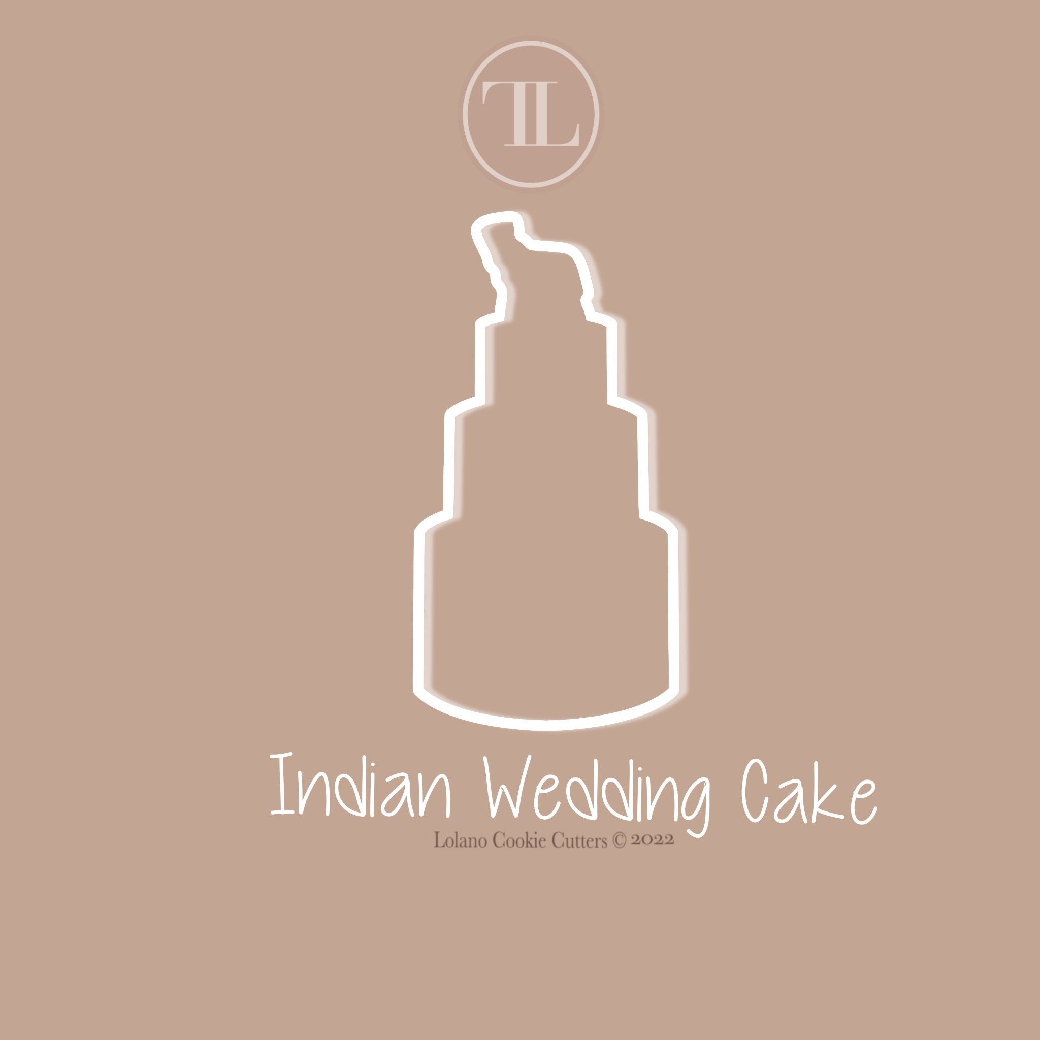 Indian Bride & Groom Wedding Cookie Cutters -Collection 02
