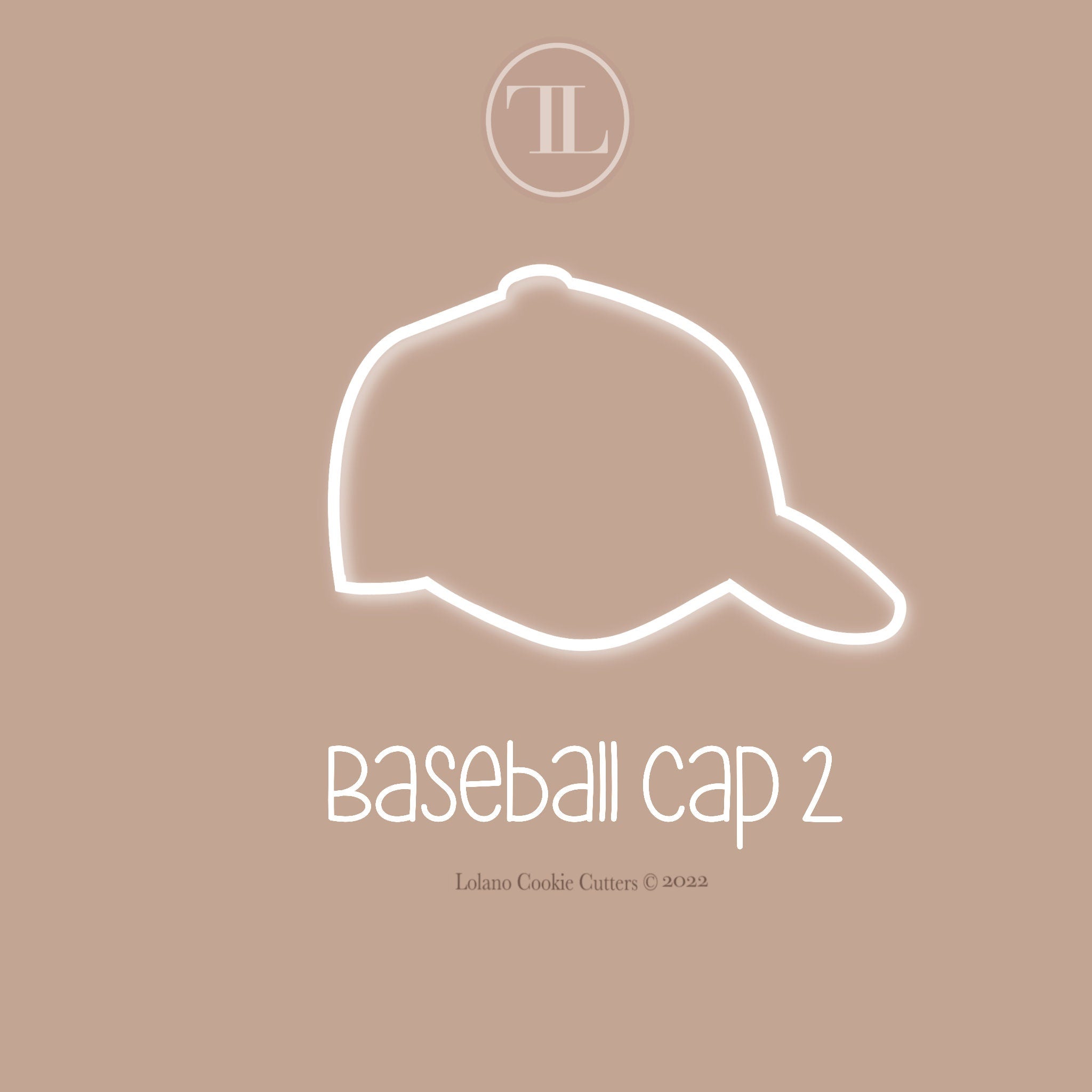 Baseball Cap Cookie Cutters