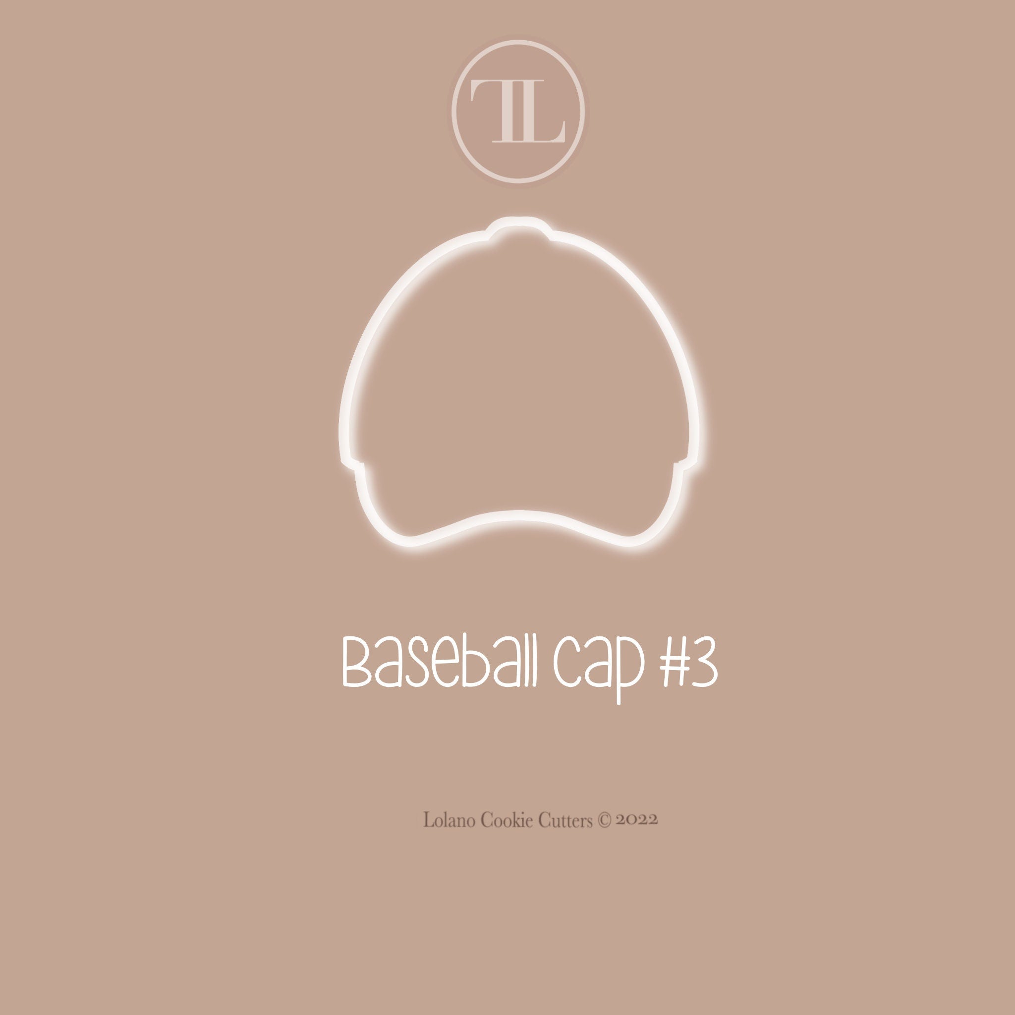 Baseball Cap Cookie Cutters