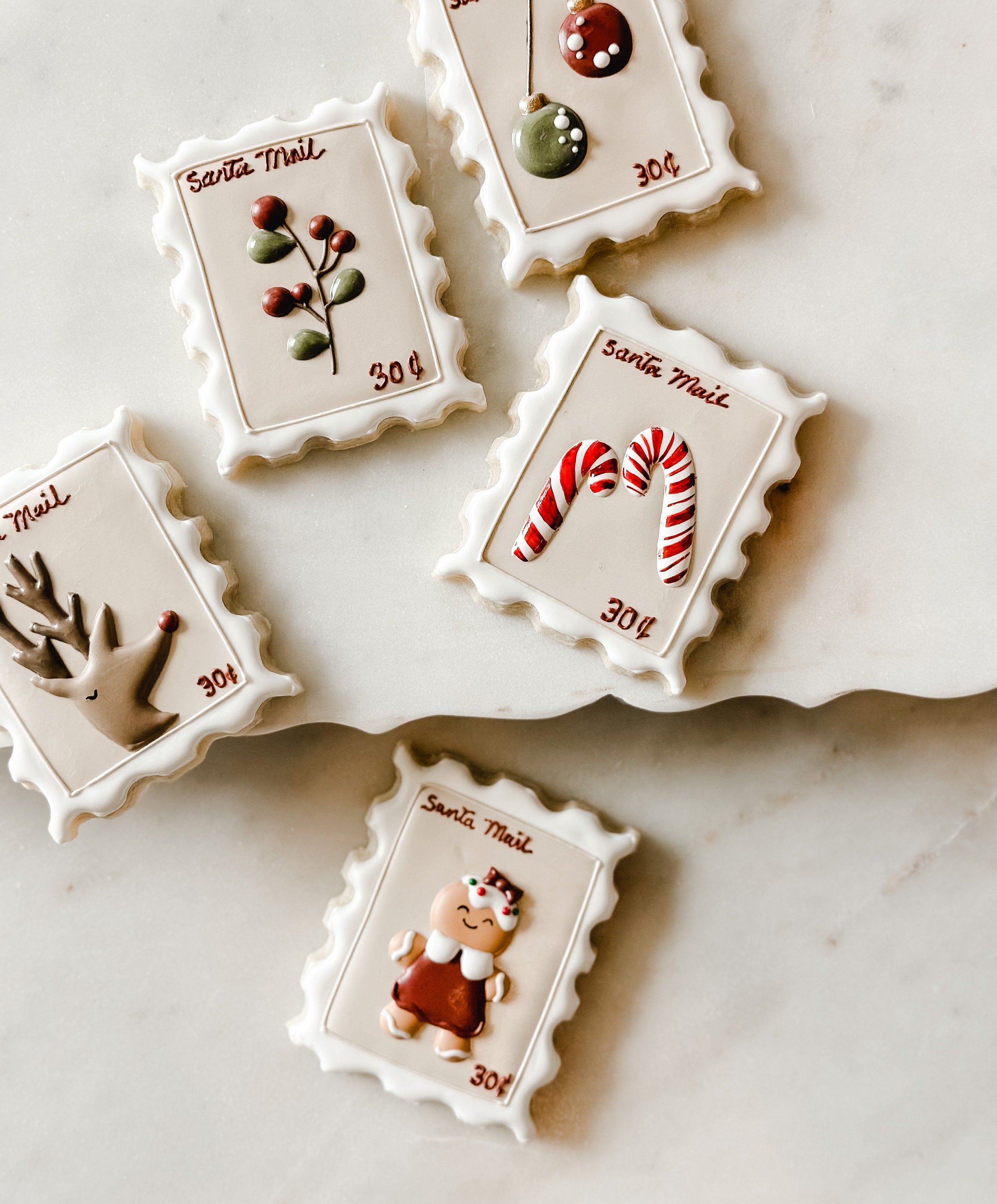 Christmas stamp cookie cutter