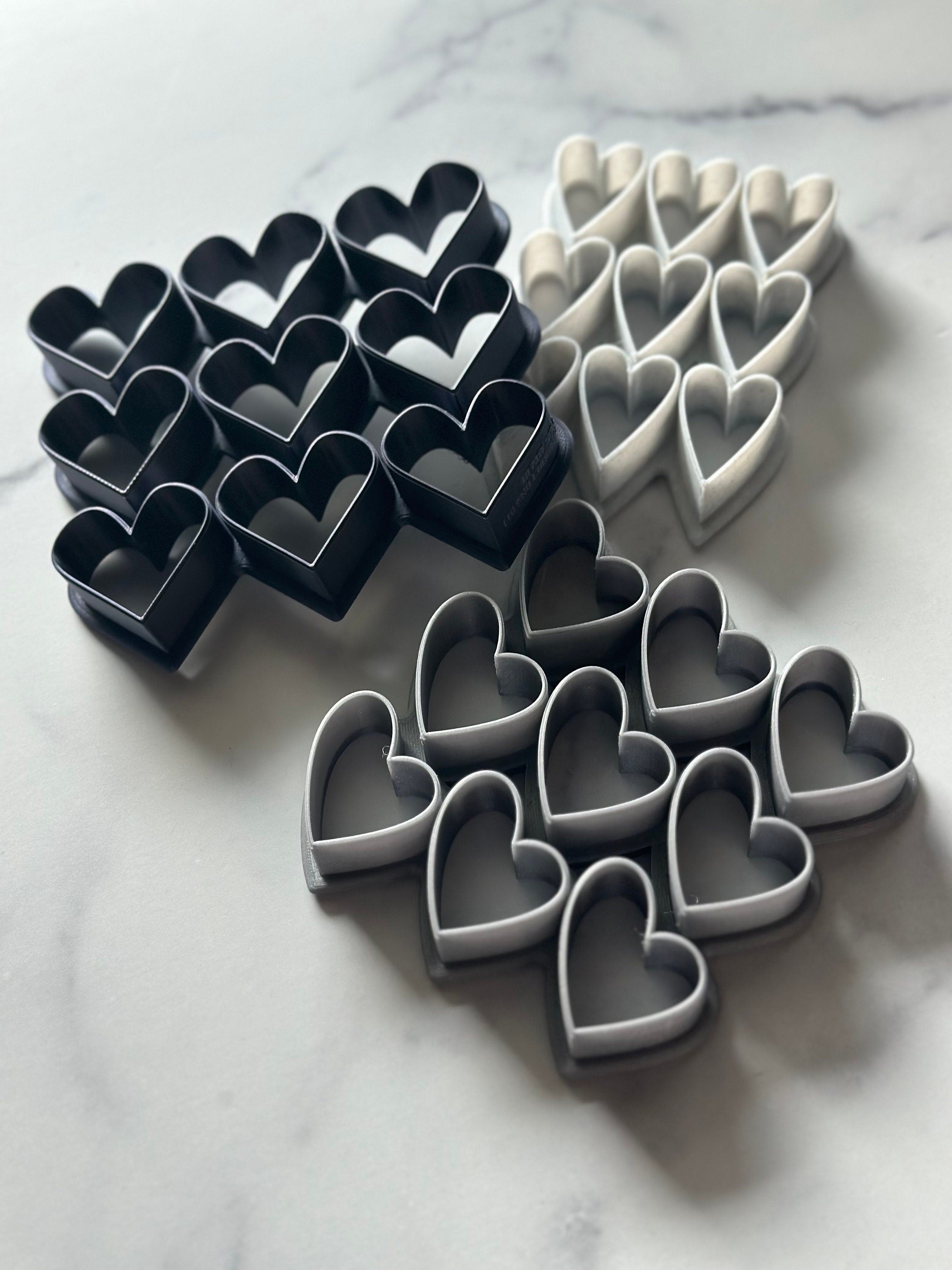 Valentine's Day Multi Heart Cookie Cutters