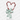 Candy Cane Heart with Bow Cookie Cutter STL File