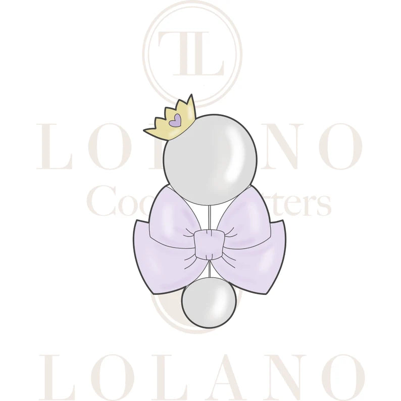 Princess Rattle Cookie Cutter – Lolano Cookie Cutters
