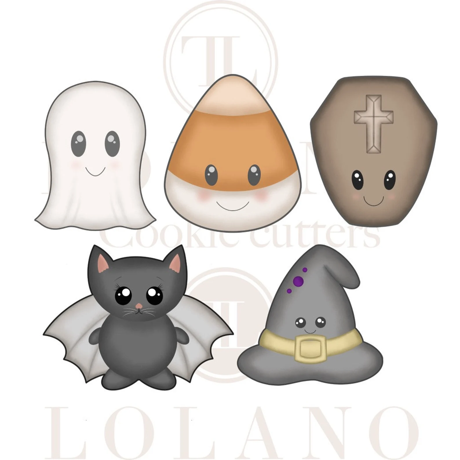 2" Mini Halloween Set STL Files