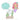 Cute mermaid cookie cutter set