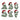 Christmas Letters Cookie Cutters