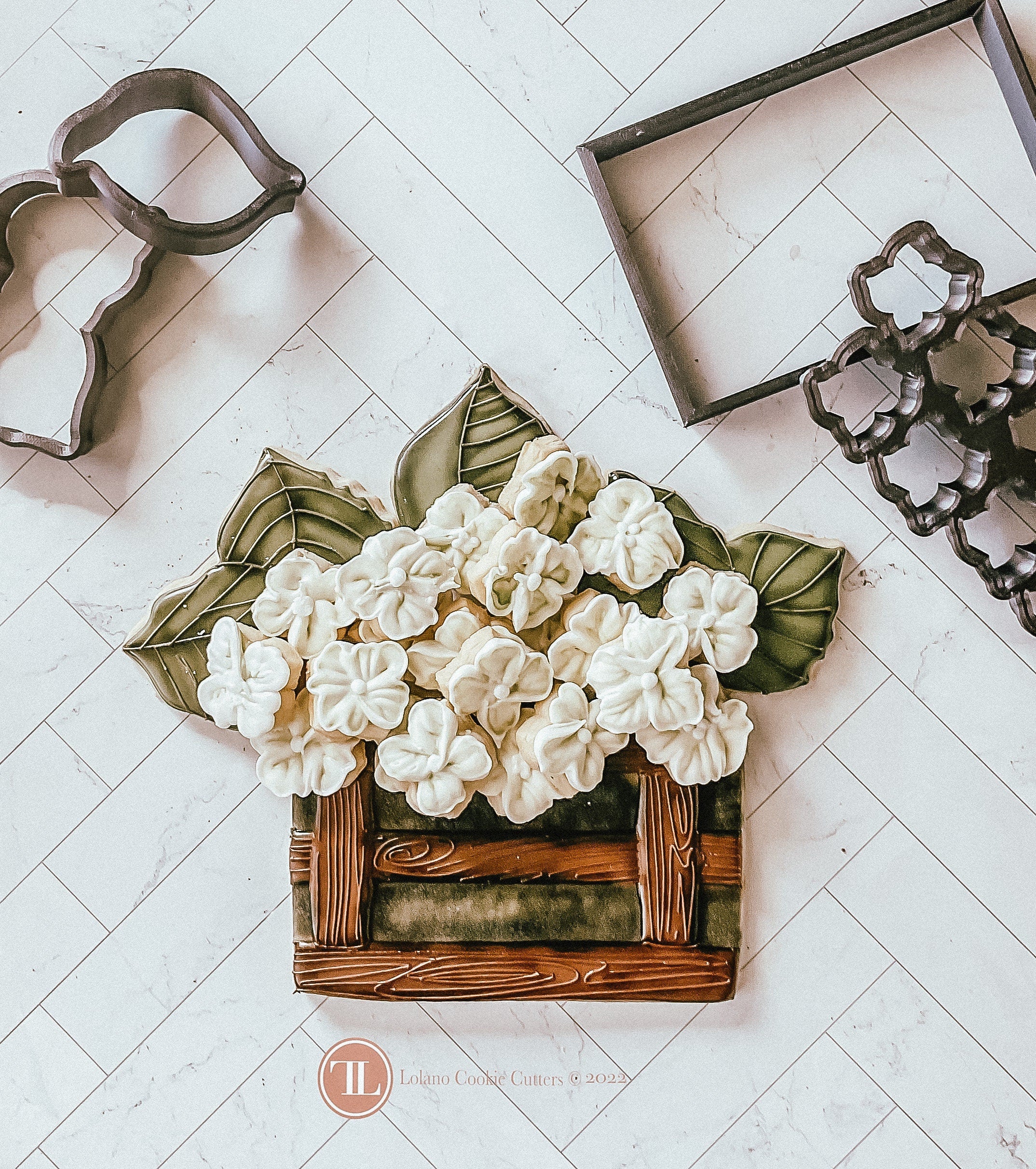 BYO Floral Hydrangea Cookie Cutter