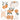 Orange Themed Cookie Cutters (Collection 01)