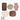 Mini chocolate candy cookie cutter set of 5