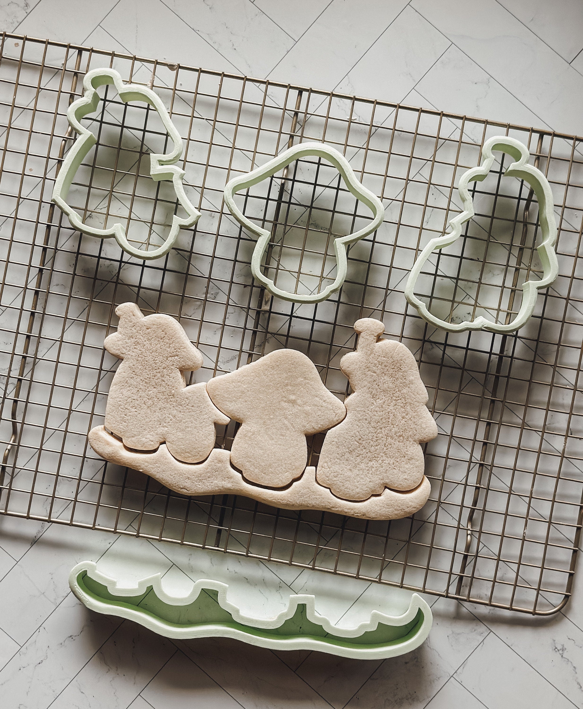 BYO Fairytale Mushroom Village Cookie Cutters